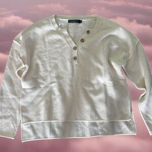 Women's Cream Sweater & Pants